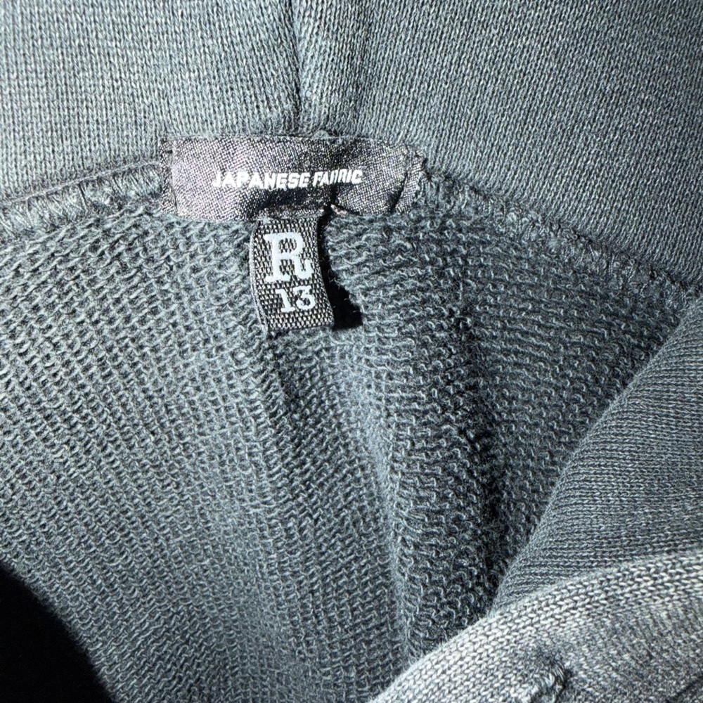 R13 Black Graphic Hoodie - Picture 6 of 8